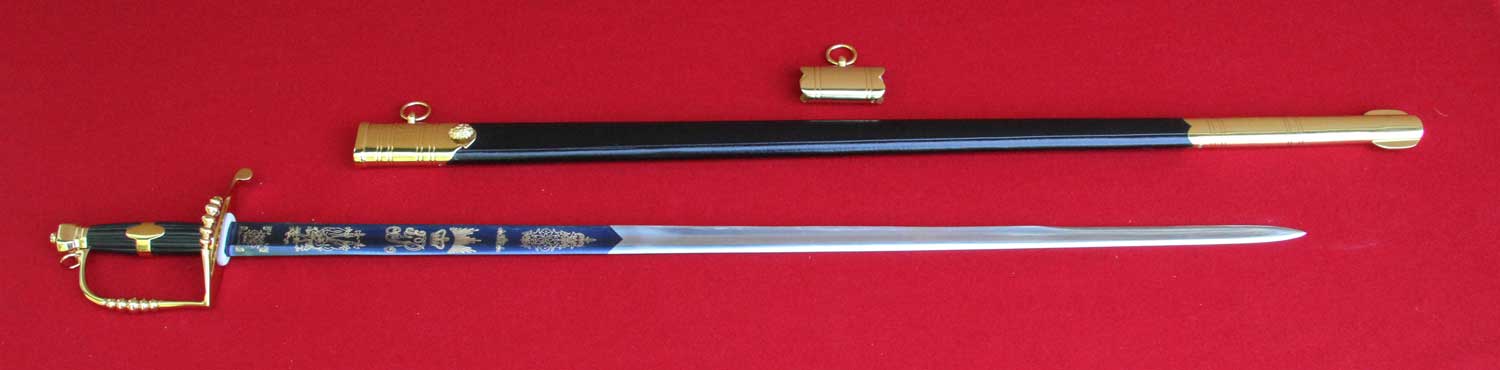 British Napoleonic 5 Ball Spadroon Napoleonic 5 Ball Spadroon Sword