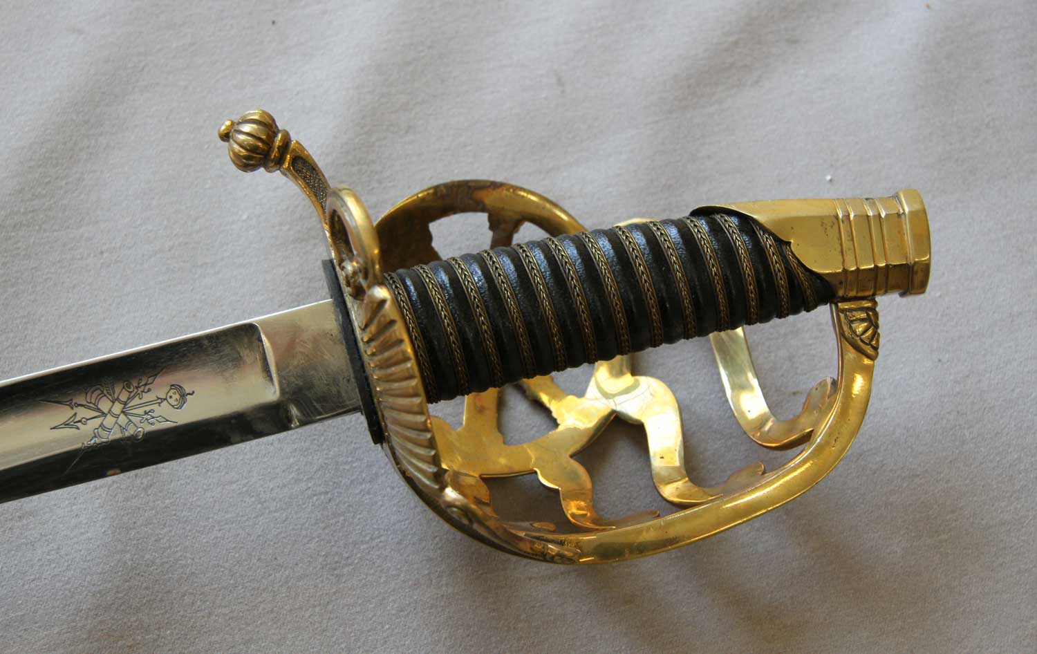 French, Artillery Officer's Sword - Click Image to Close