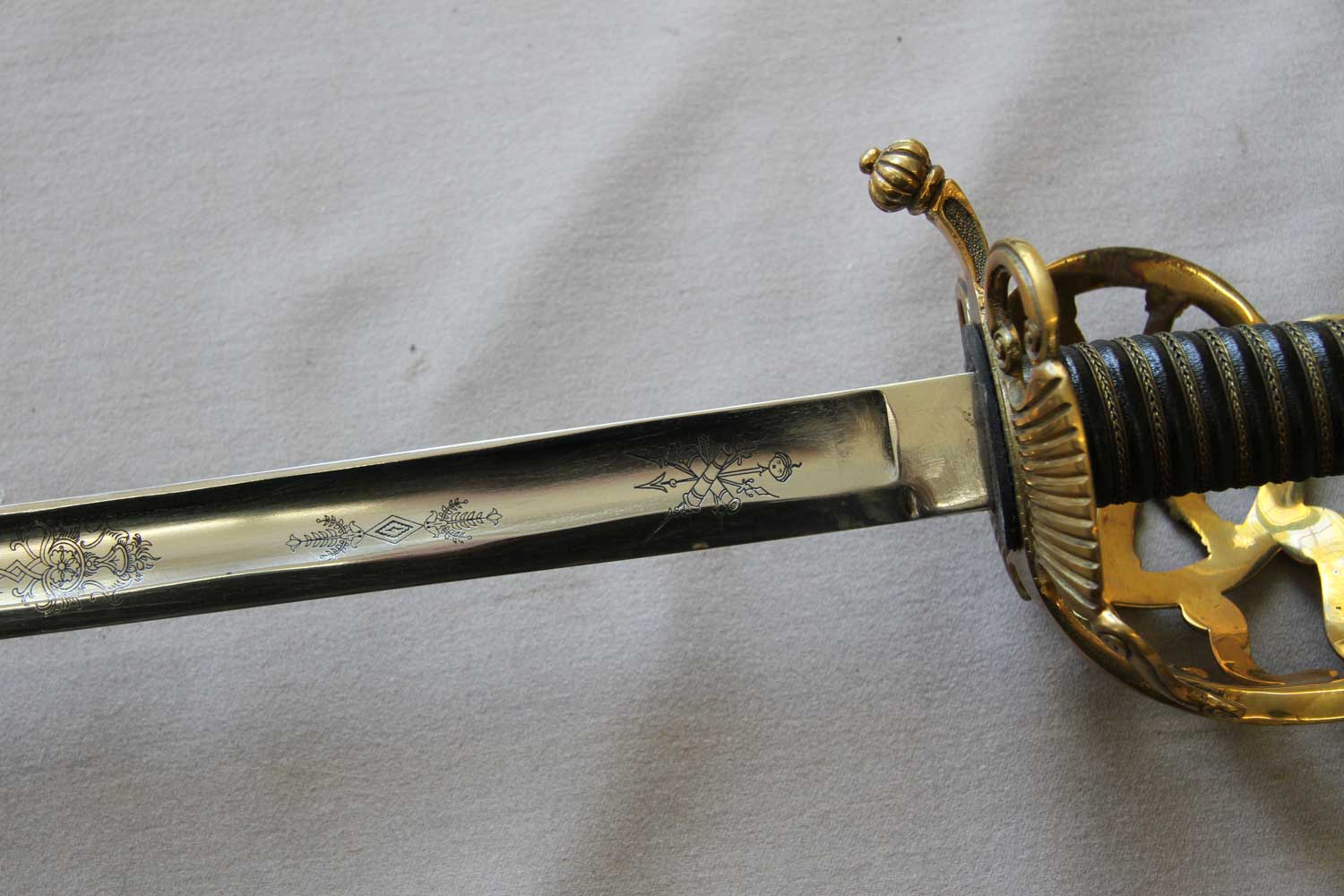 French, Artillery Officer's Sword - Click Image to Close