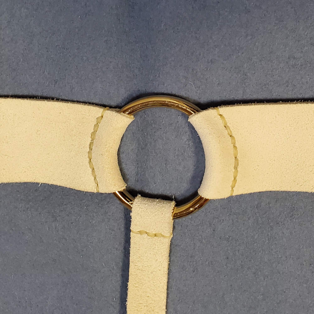 Napoleonic, Sword Belt, White Buff Leather - Click Image to Close