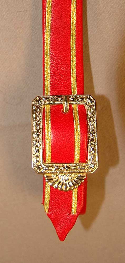 French, Cavalry, Officer's Sword Belt - Click Image to Close