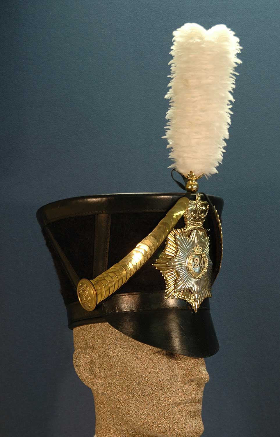 British, 24th Regt of Foot, Belltop Shako, Officer, 1831-1834