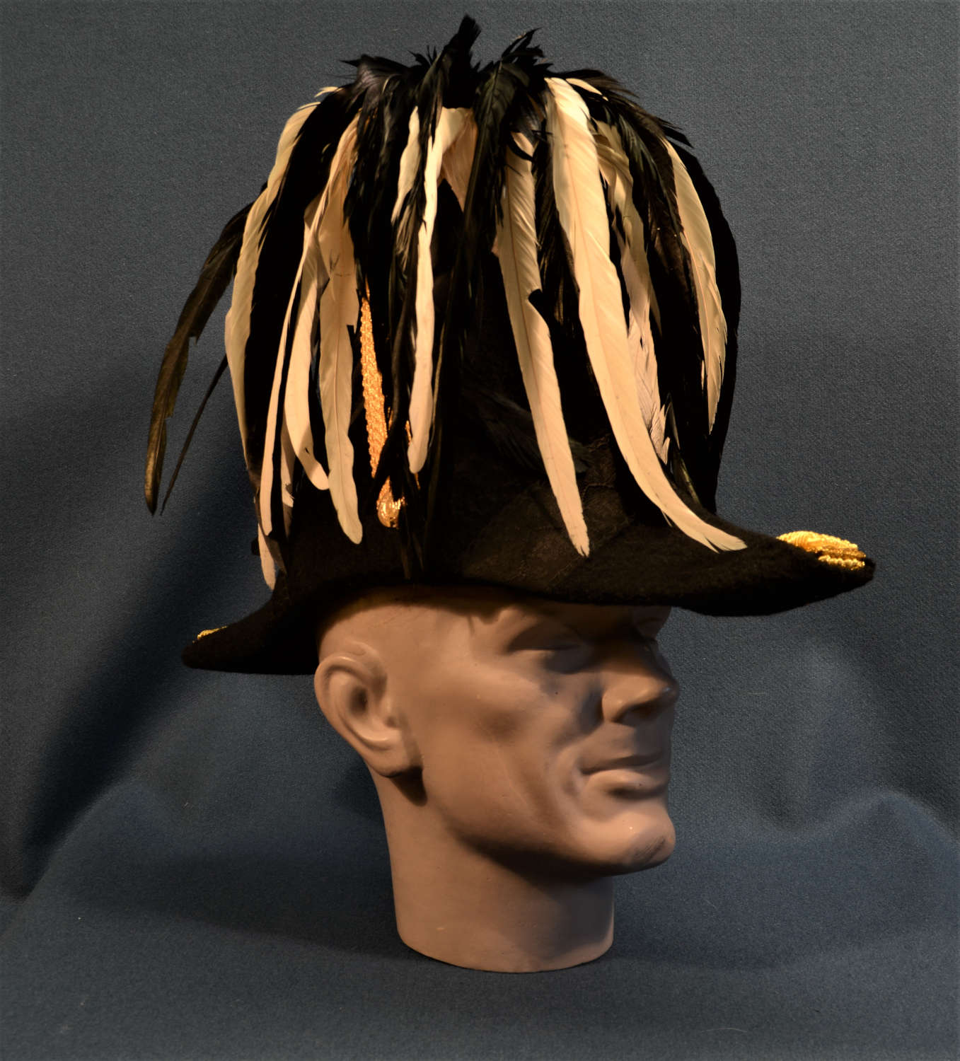 British, Commissariat Cocked Hat, Officer - Click Image to Close