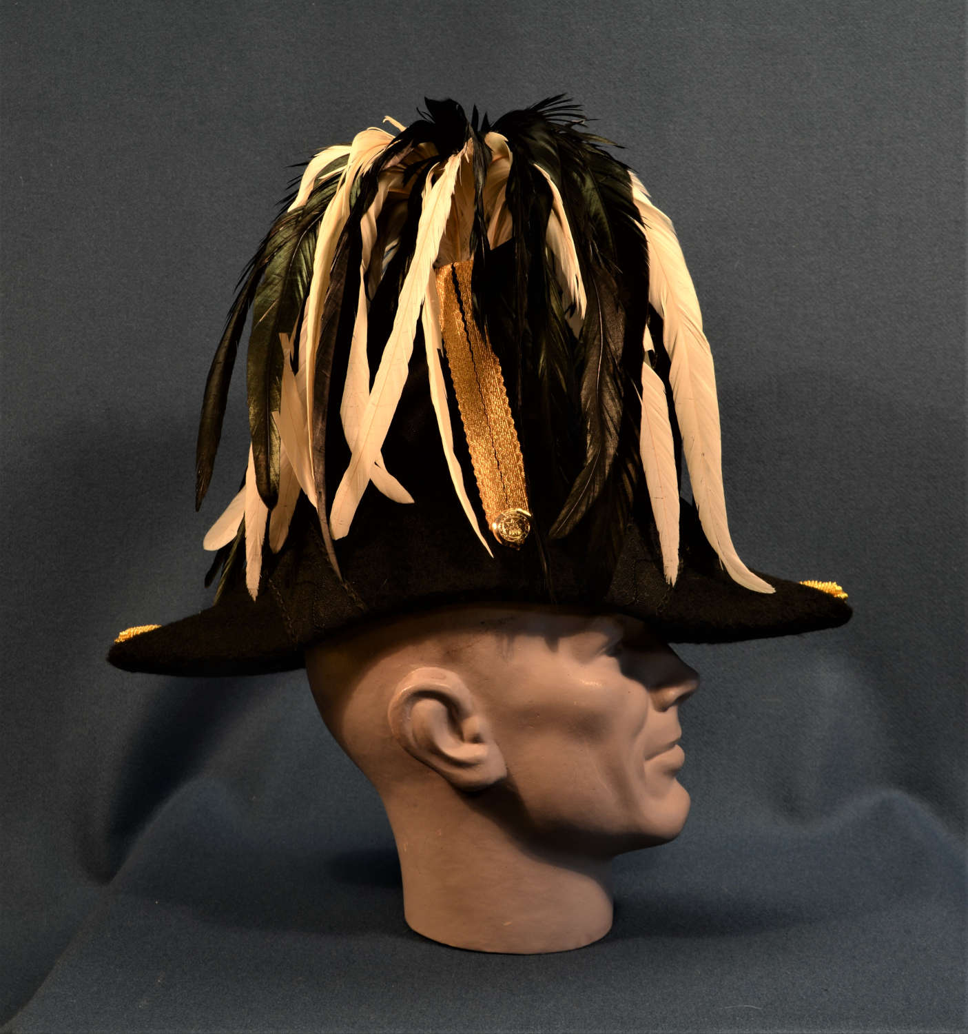 British, Commissariat Cocked Hat, Officer - Click Image to Close