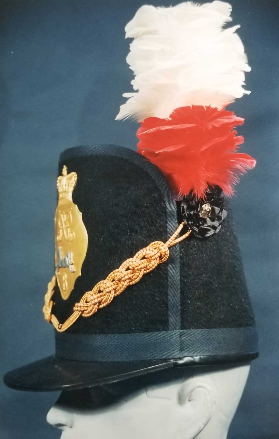 British, 8th (The King's) Regt Shako, Officer - Click Image to Close