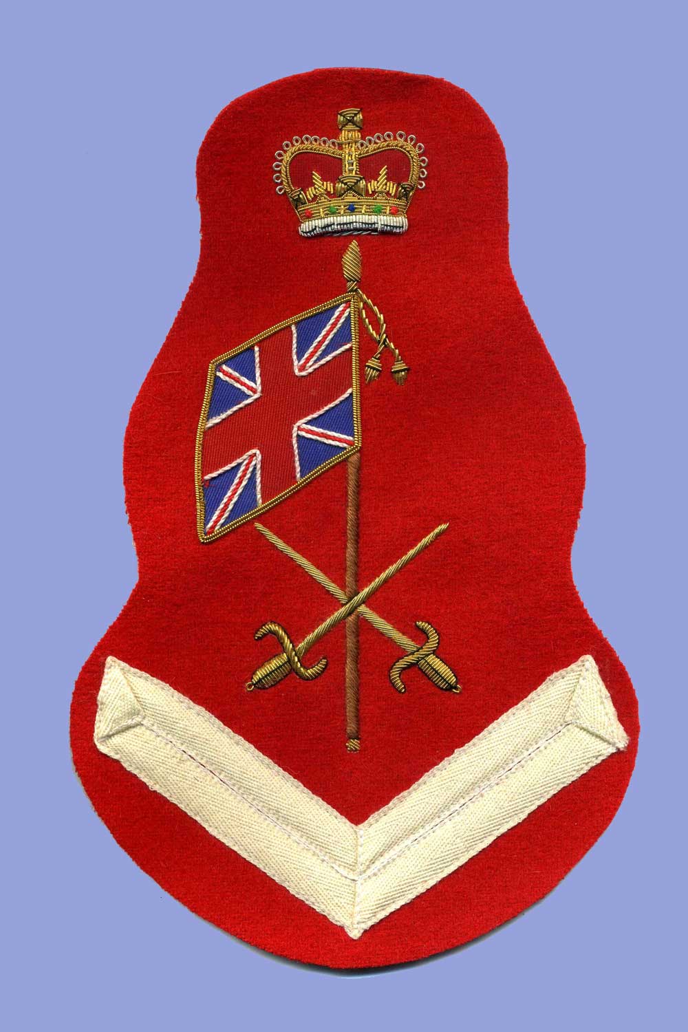 British, Napoleonic Colour Sergeant's Badge - Click Image to Close