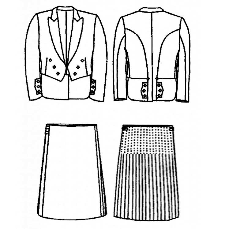 Boy’s Scottish Kilt and Jacket - Click Image to Close