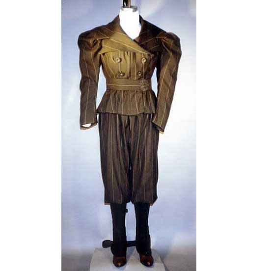 Ladies’ 1890s Sporting Costumes With Leggings