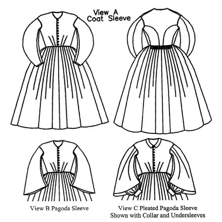 Early 1860s Day Dress - Click Image to Close