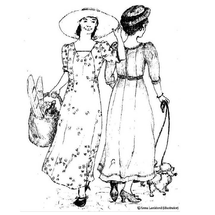 1909 Edwardian Gown