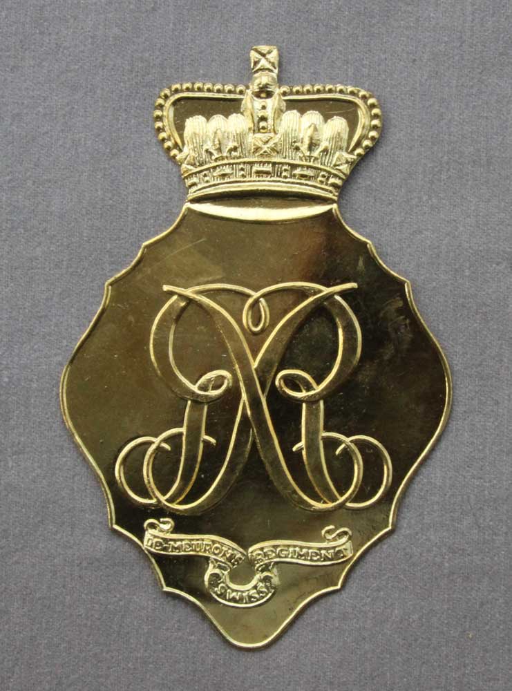 British, De Meuron Regiment (1812-15) Shako Plate - Click Image to Close
