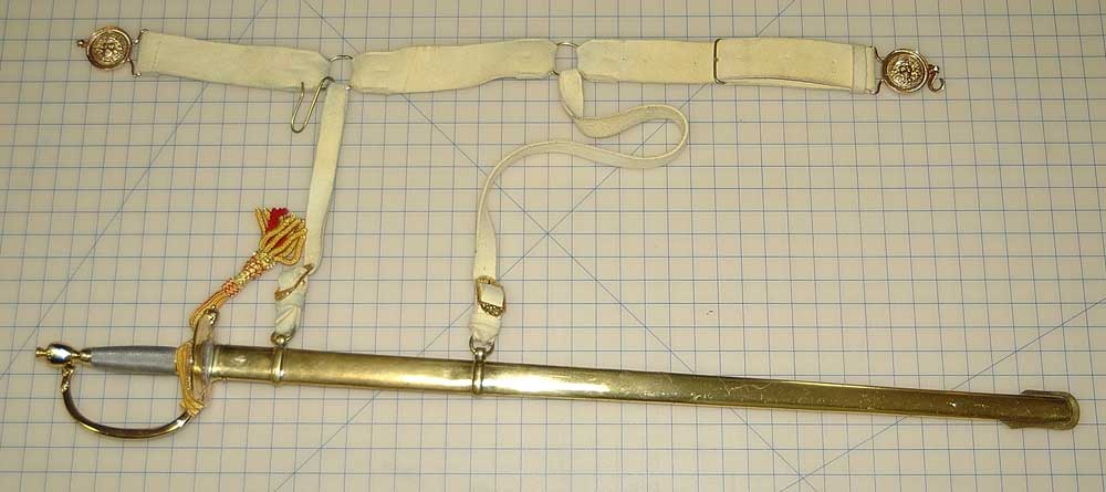 1796 Infantry Officer's Sword & Belt