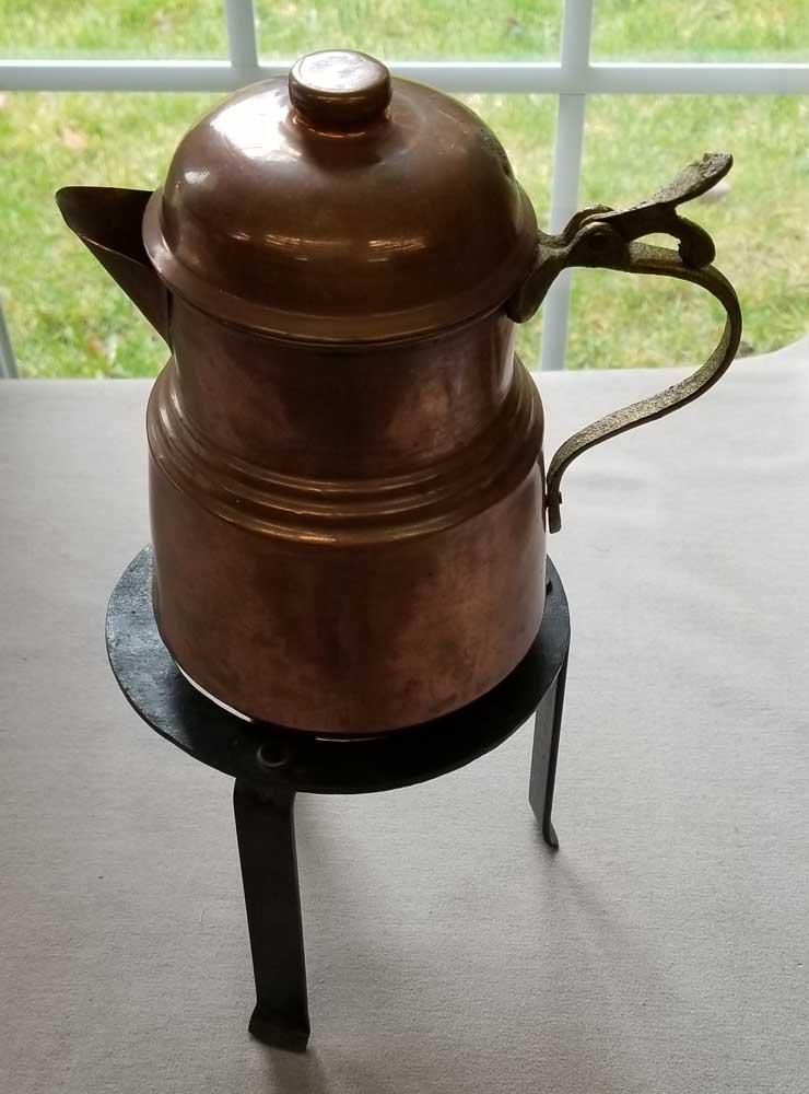 Copper Kettle w/Fire Spider