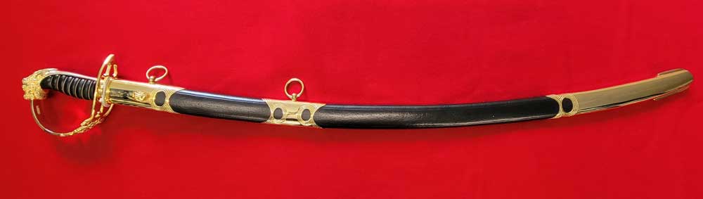 British, 1803 Flank Coy. Officer's Sabre - Click Image to Close