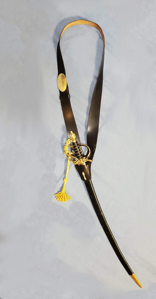 British Shoulder Harness Sword Belt - Click Image to Close