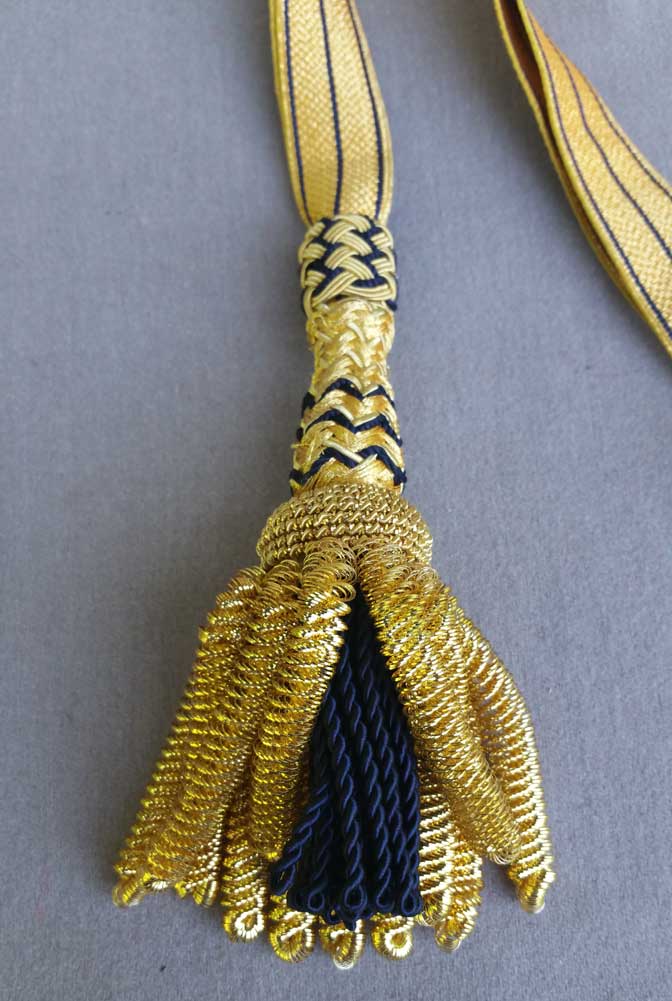 British Navy Officer's Knot, Napoleonic Era - Click Image to Close