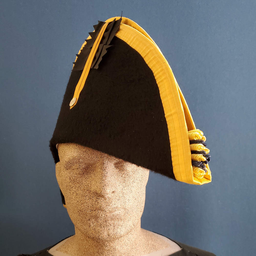 US, Chapeau Bras, Officer [10-535] : Historical Twist Store, Museum Quality