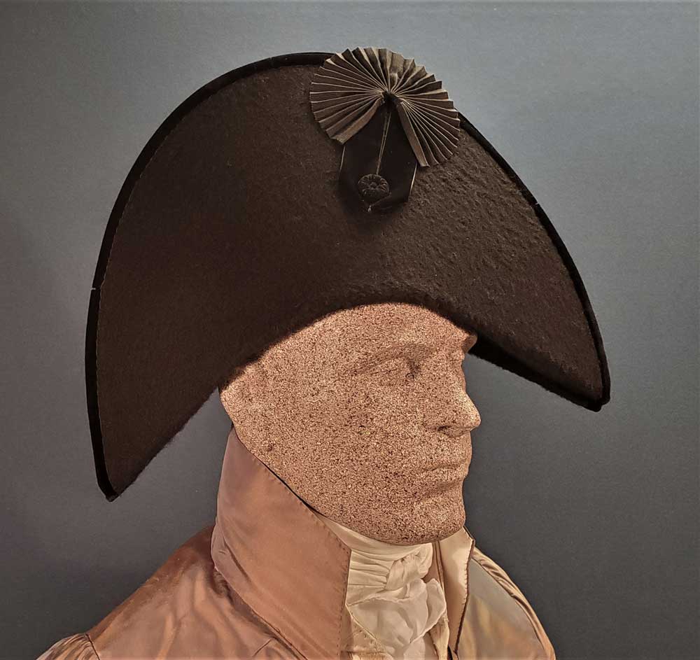 Civilian, Opera or Ball Chapeau Bras [10-540] : Historical Twist Store,  Museum Quality