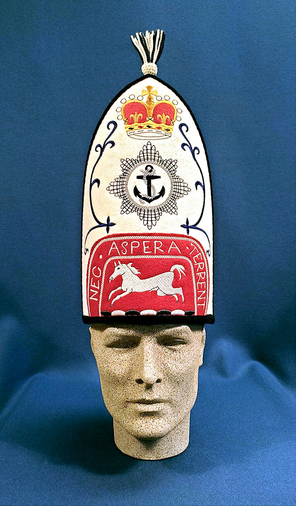 British, Marine, mitre cap - Click Image to Close