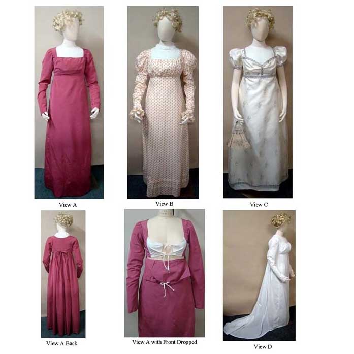 Ladies' Regency Dress c. 1800-1810 - Click Image to Close