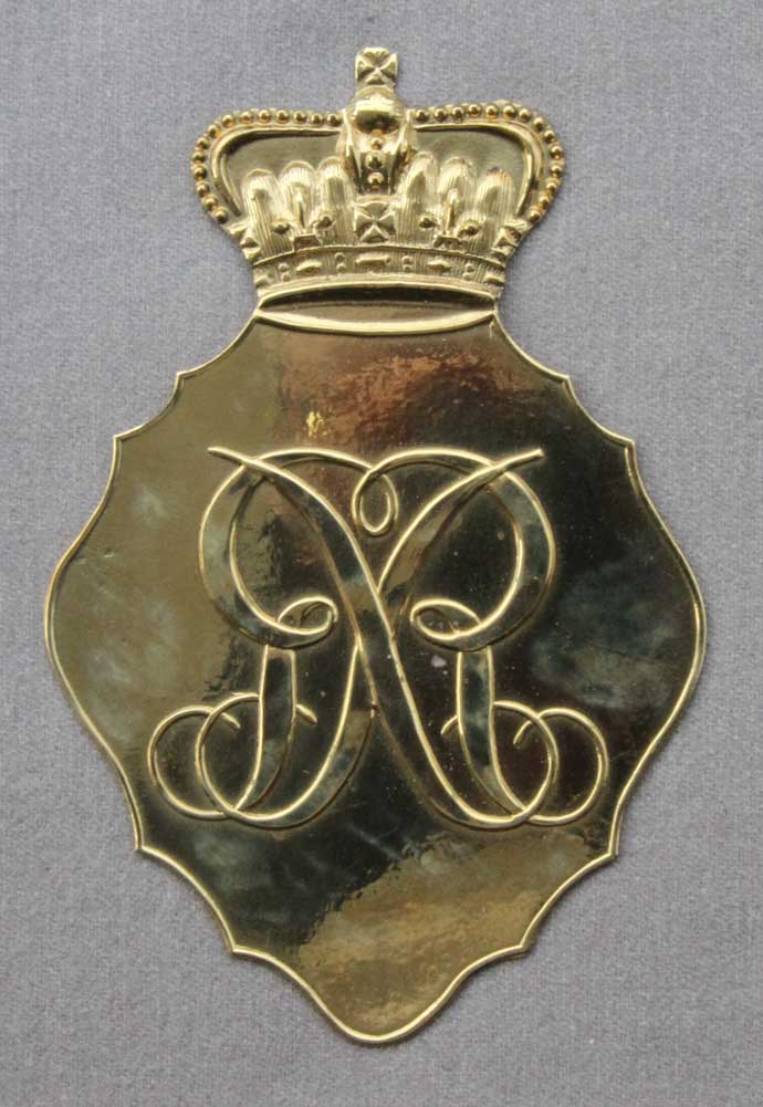 British, Belgic (1812-15) Shako Plate - Click Image to Close