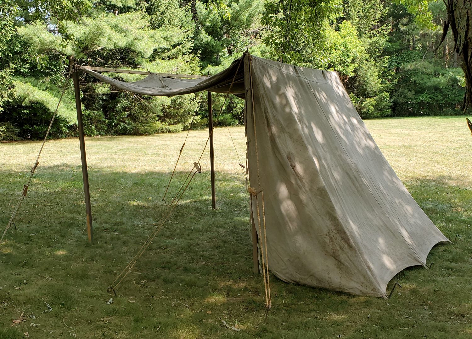 Rustic Convertible Wedge Tent