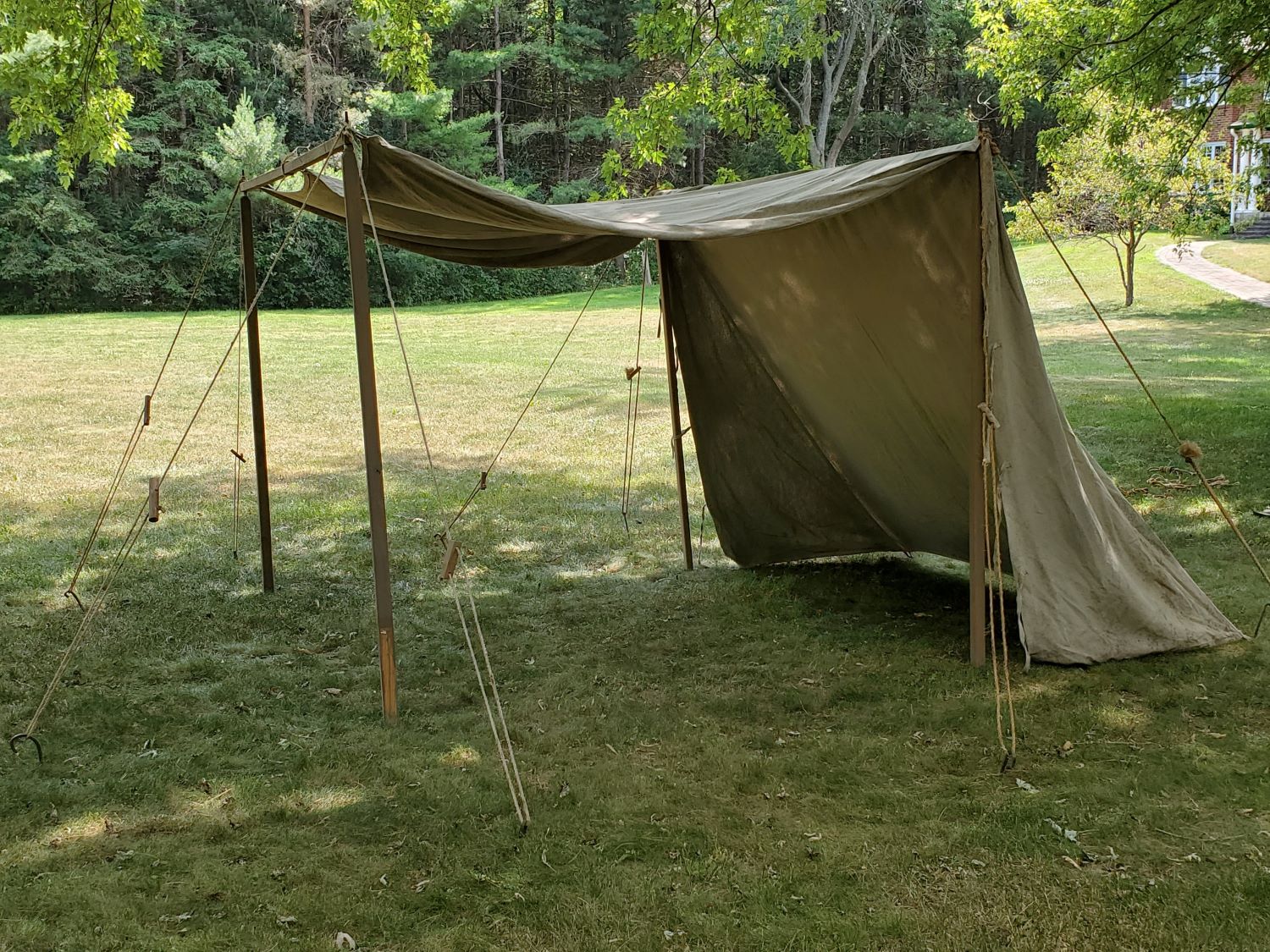 Rustic Convertible Wedge Tent