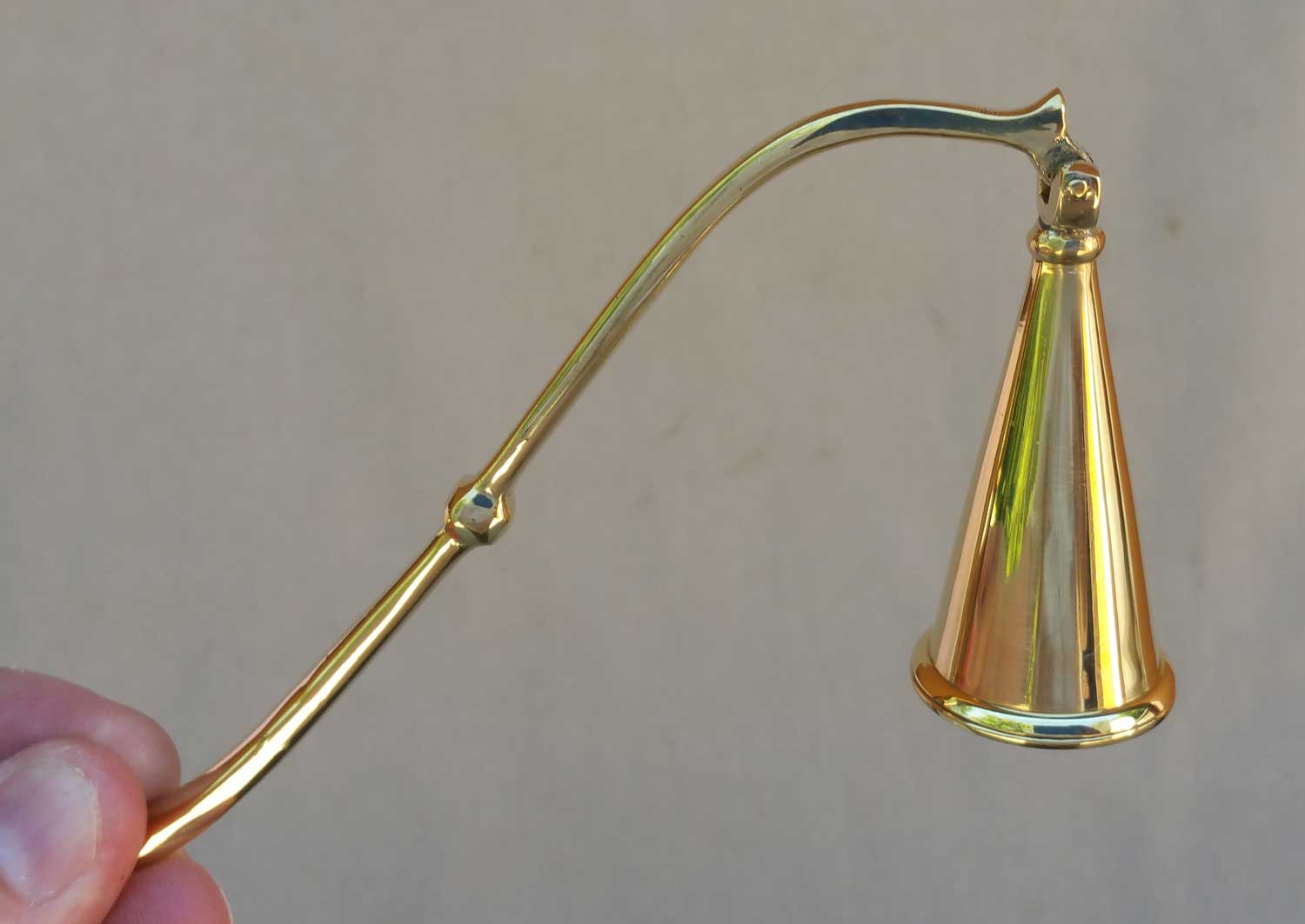Hinged Candle Snuffer - Click Image to Close