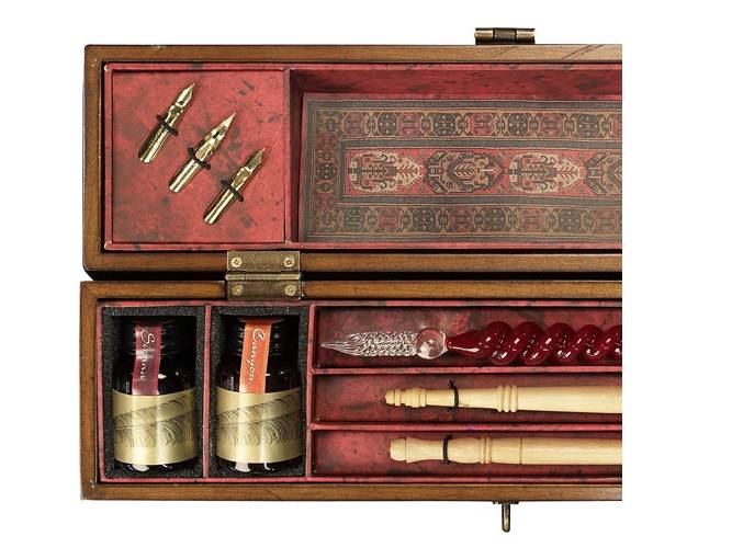 Travelling Pens & Ink Set - Click Image to Close