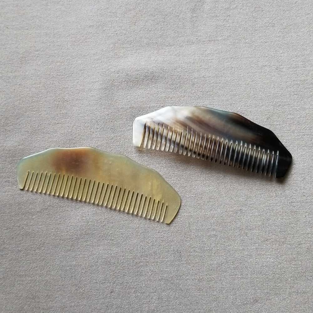 Hair Comb, Horn - Click Image to Close